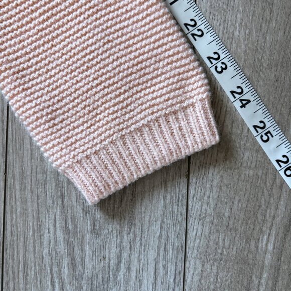 Half Zip Light Pink Sweater Womens Medium Preppy Old Money Coastal Grandma - Picture 6 of 12